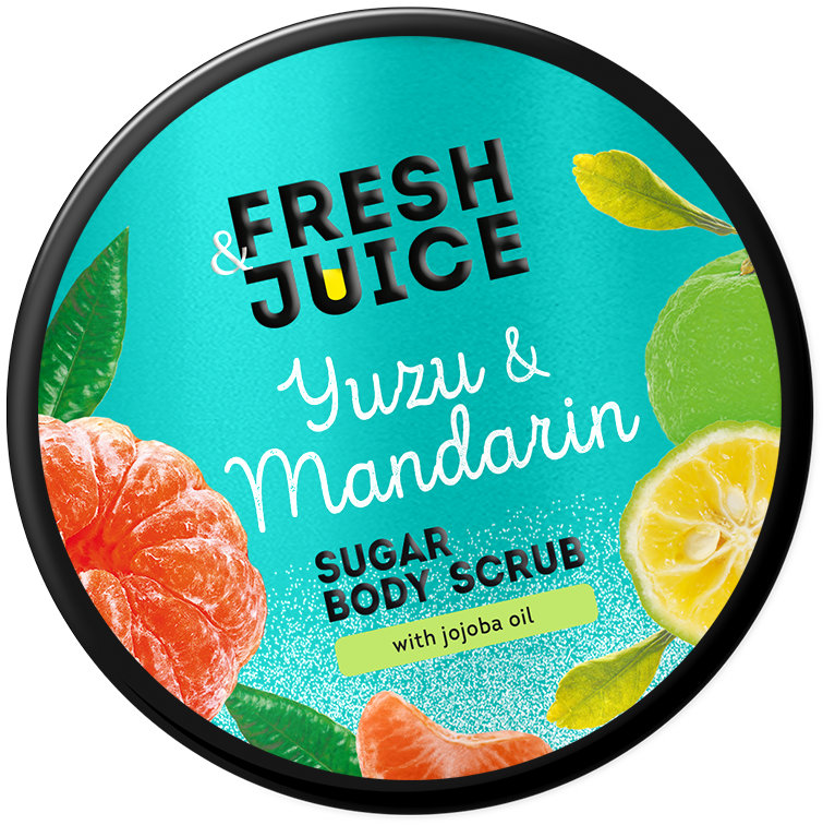 Скраб для тіла Fresh Juice Yuzu & Mandarin цукровий 200 мл 1
