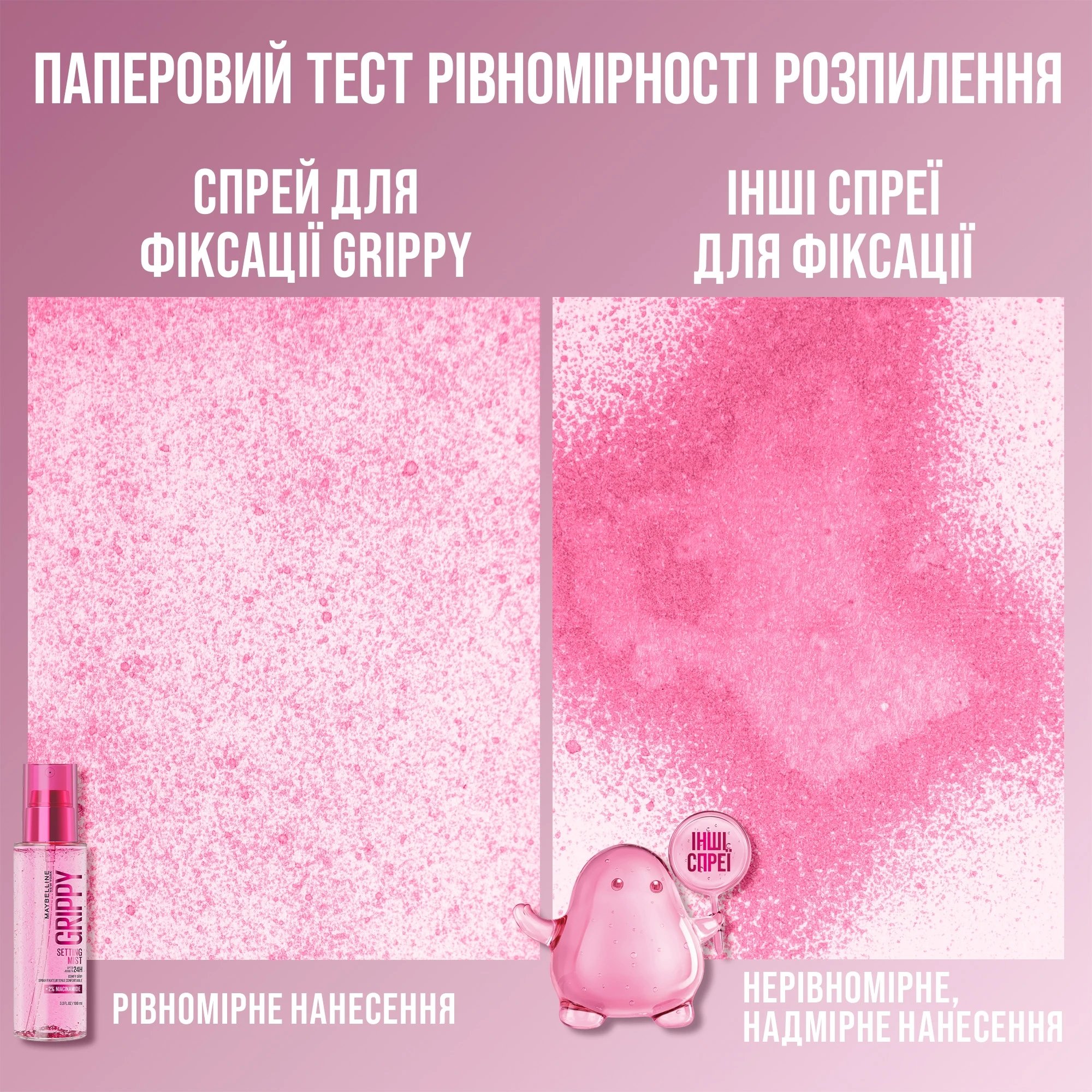 Спрей для фиксации макияжа Maybelline GRIPPY MIST 100 мл фото 10
