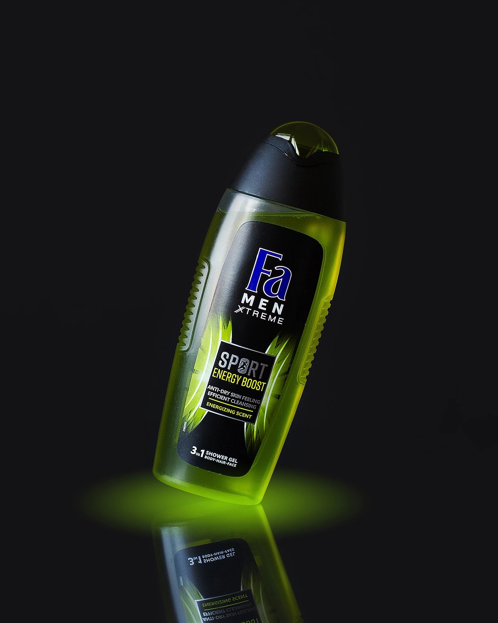 Гель для душу Fa Men Sport Energy Boost з ароматом гуарани і женшеню 250 мл фото 2