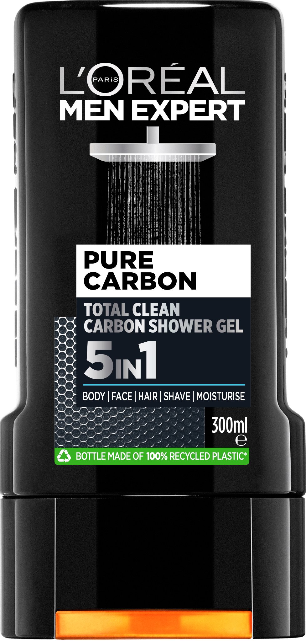 Гель для душу L`Oreal MenExpert Total clean 5 в 1, 300 мл 1
