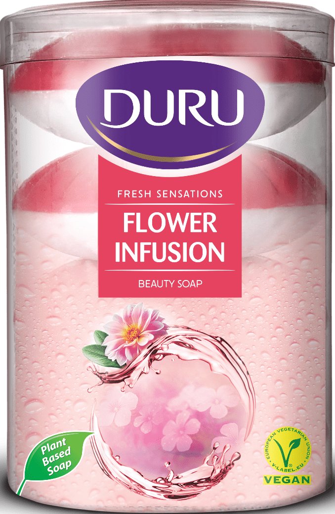 Крем-мило Duru Fresh Sensations Квіткова Хмара, 4*100 г 1