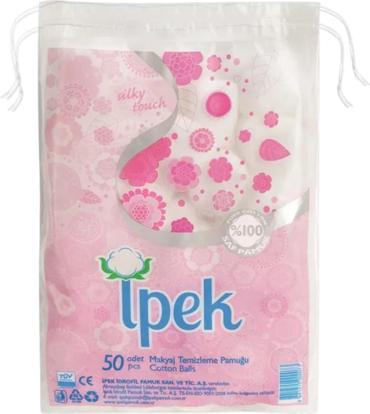 Ватные диски Ipek, 50 шт.