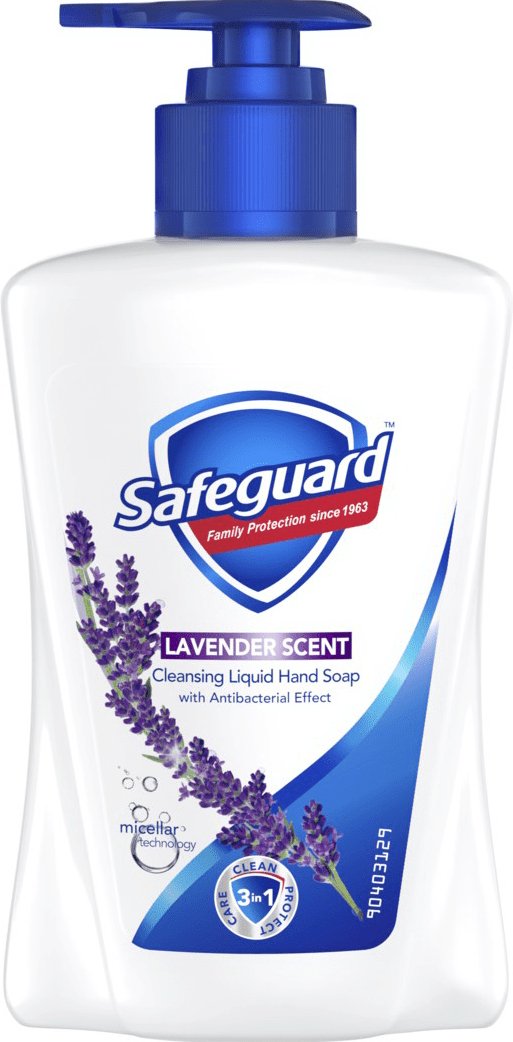 Рідке мило Safeguard Ніжний догляд з ароматом лаванди, 225 мл 3