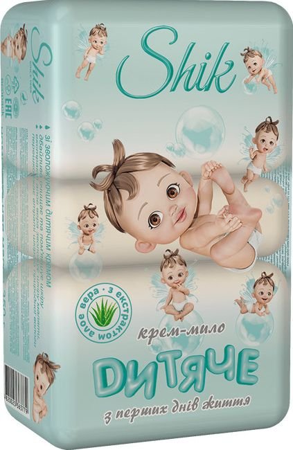 Шик Крем-мило туал. Дитяче з екстрактом алое вера, 5*70г 2