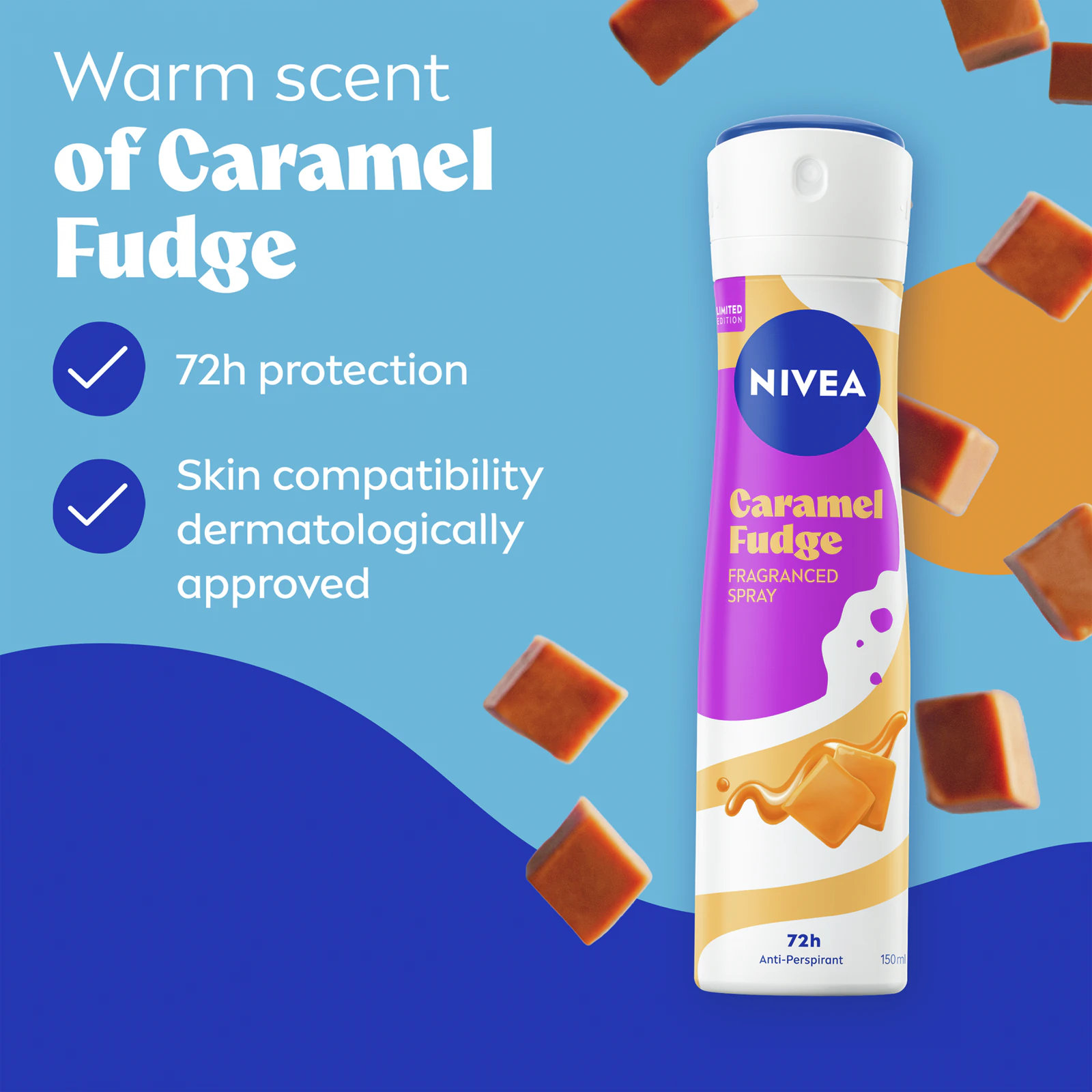Антиперспірант-спрей Nivea Caramel Fudge 150 мл фото 1