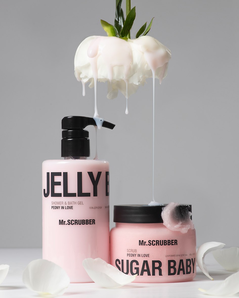 Цукровий скраб для тіла Mr.Scrubber SUGAR BABY Peony in Love 450 г