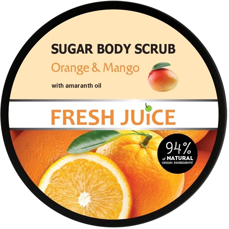 Сахарный скраб для тела Fresh Juice Orange & Mango 225 мл фото 2