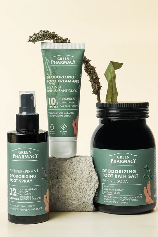 Дезодоруюча сіль Green Pharmacy для ванни ніг 400 г фото 3