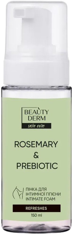 Пінка для інтимної гігієни Beauty Derm Rosemary & Prebiotic 150 мл 2