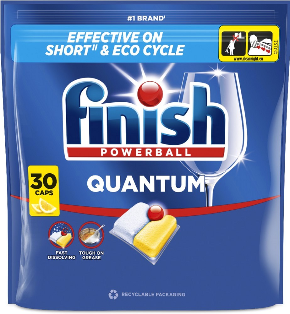Finish Quantum Powerball таблетки Д/ПММ, 30шт 6