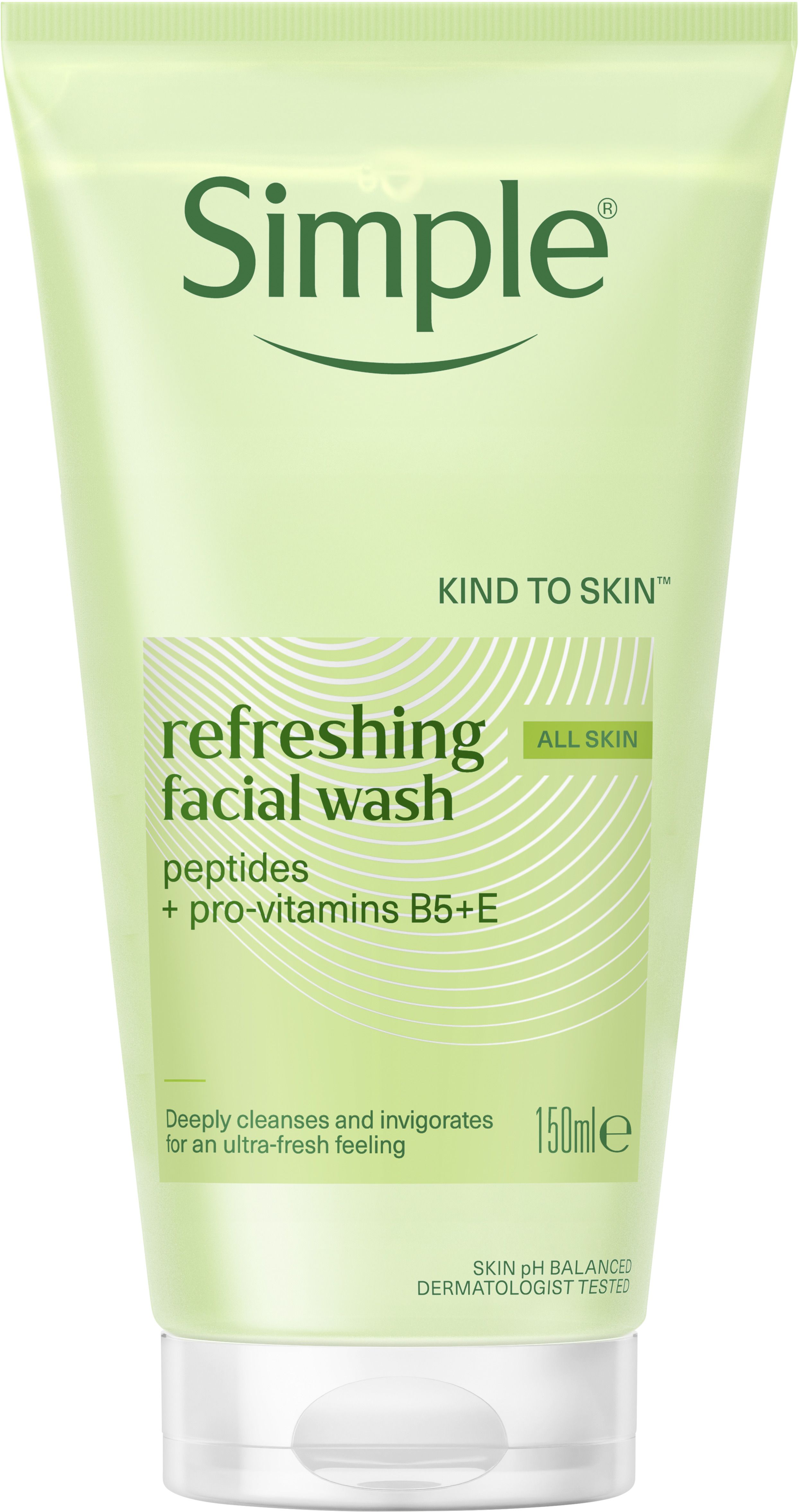 Гель для вмивання SIMPLE Kind To Skin освіжаючий 150 мл 1