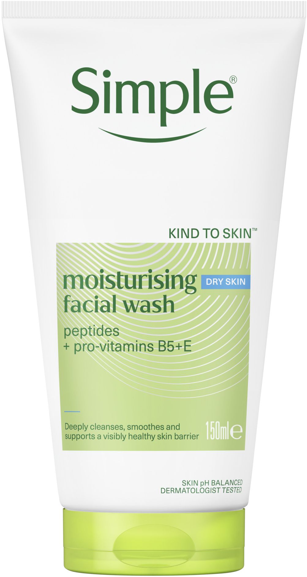 Гель для вмивання Simple Kind to Skin Moisturising Facial Wash зволожувальний 150 мл