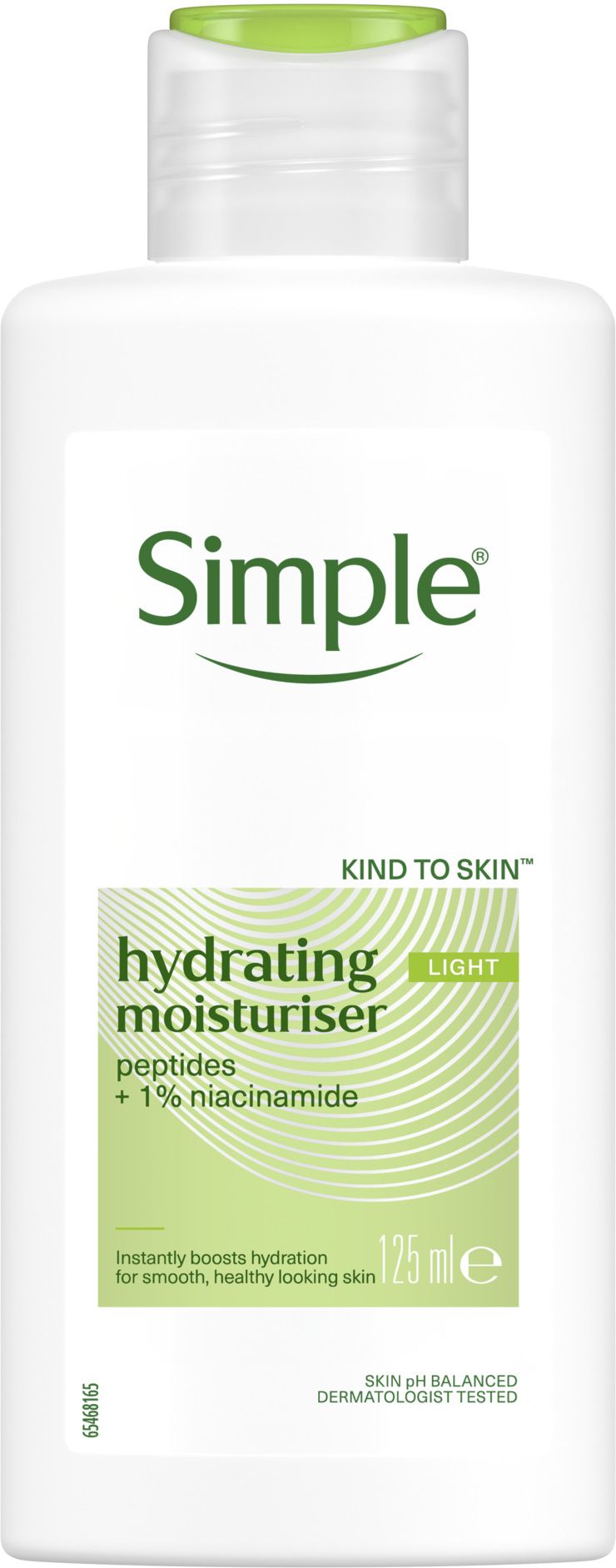 Крем для обличчя Simple Hydrating Light Moisturiser Kind to Skin зволожуючий легка формула 125 мл