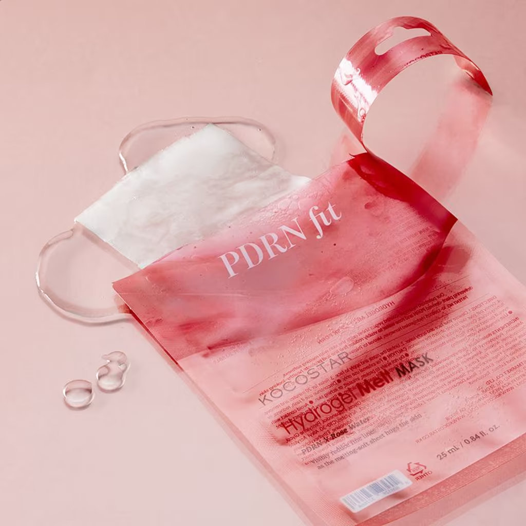 Маска гидрогелевая для лица Kocostar PDRN Fit Hydrogel Melt Mask 25 мл