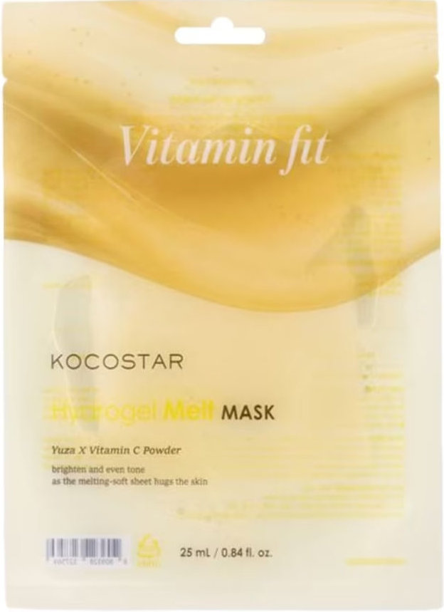 Kocostar маска гідрогелева д/обличчя біорозчинна з вітамінами Fit Hydrogel Melt Mask, 25мл
