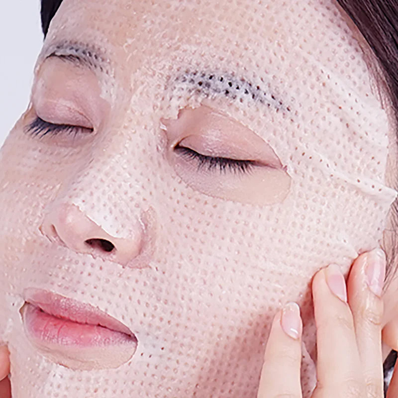 Маска тканинна для обличчя Kocostar Strawberry Waffle Mask Полуничний фреш тонізувальна 38 г