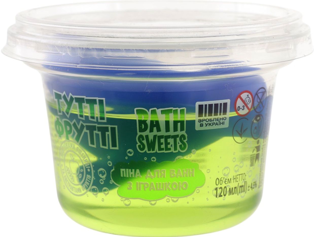 Пена для ванны BATH SWEETS Тутти Фрутти с сюрпризом 120 мл