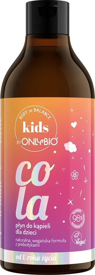 Пенка для ванны детская ONLYBIO Body in Balance Kids с ароматом коли 500 мл