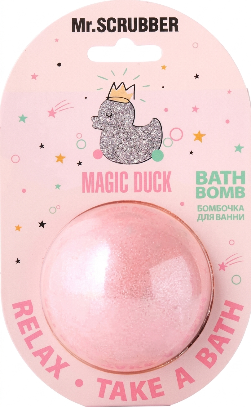 Бомбочка для ванни Mr.Scrubber Magic Duck 200 г 1