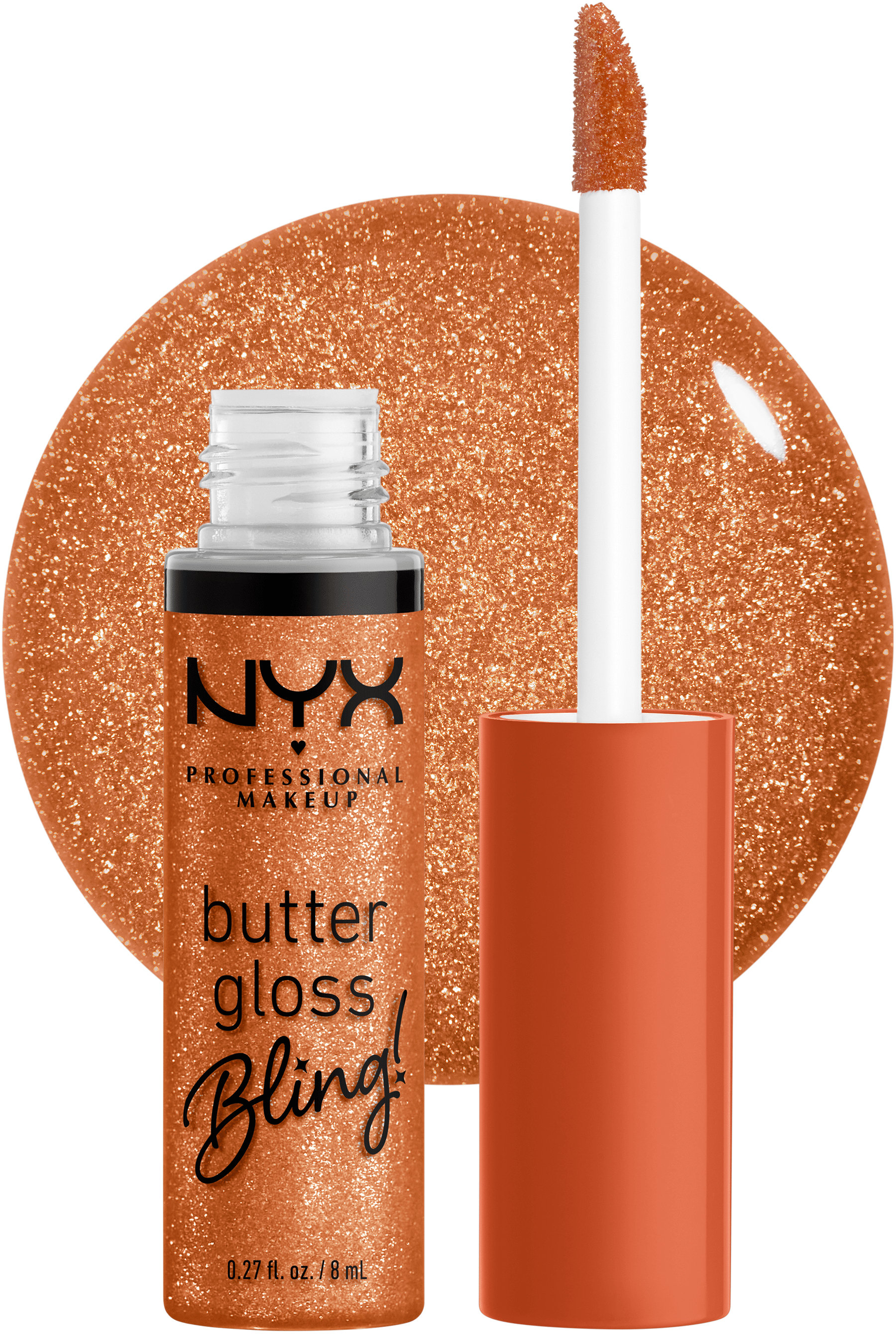 Блеск для губ NYX Professional Makeup Butter Gloss Bling 03 Pricey 8 мл фото 1