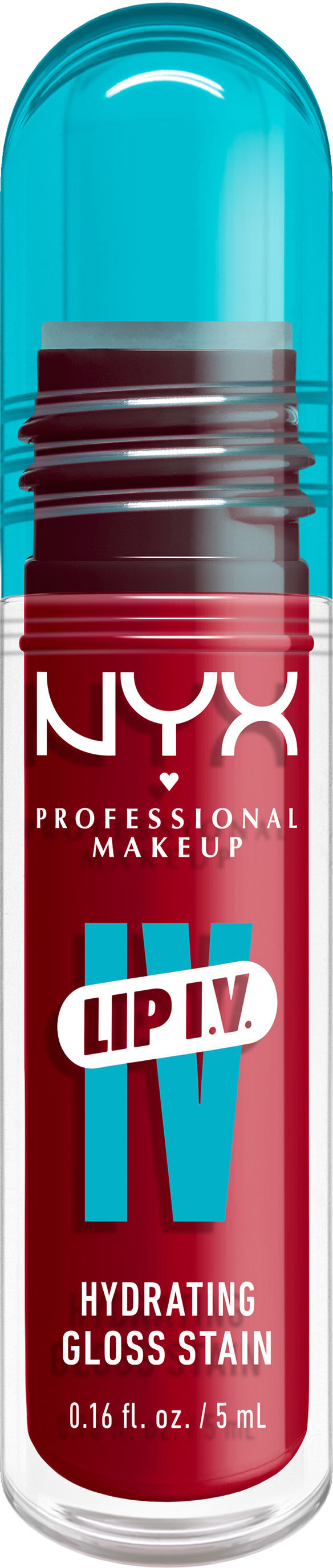Блиск-тінт для губ NYX Professional Makeup Lip I.V. 11 Red-y.Set.Wet 5 мл