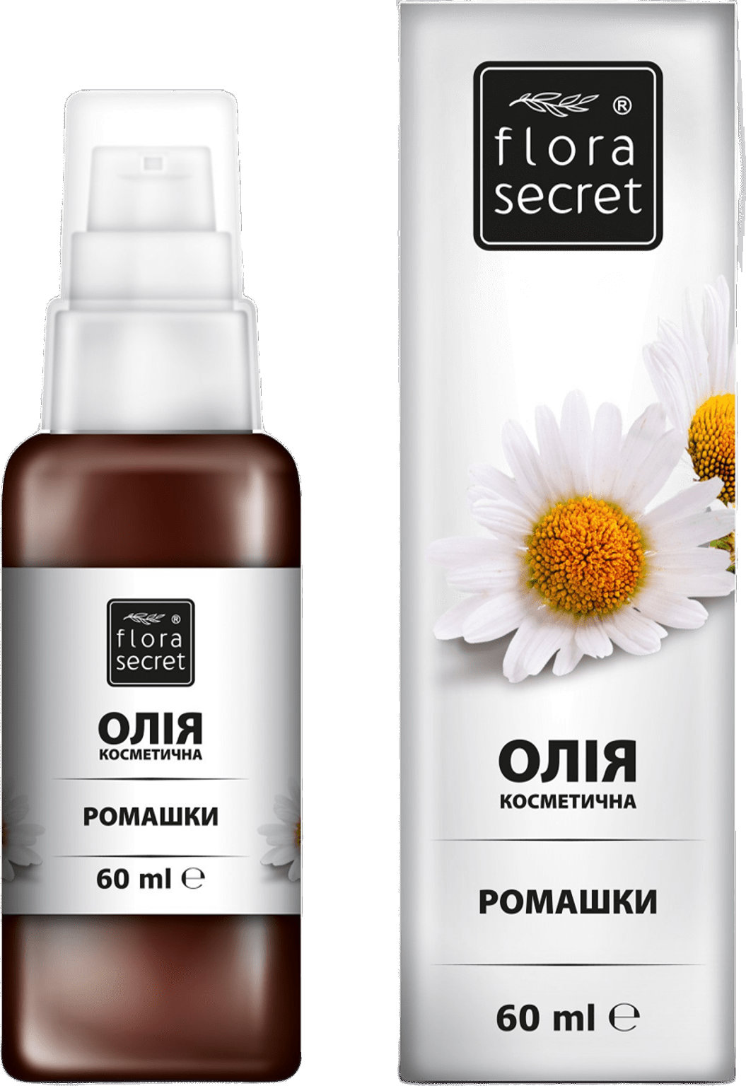 Масло косметическое Flora Secret Ромашка 60 мл фото 1