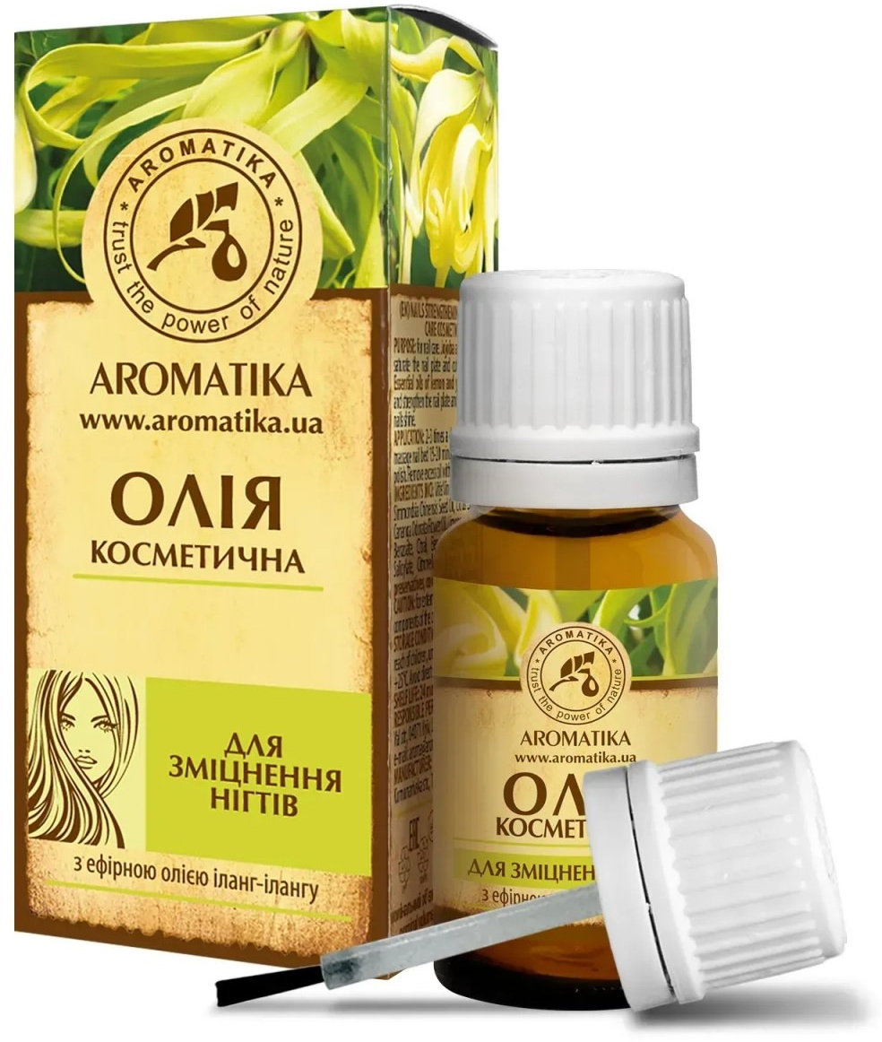 Масло косметическое Аromatika для ухода за ногтями и кутикулой 10 мл фото 1