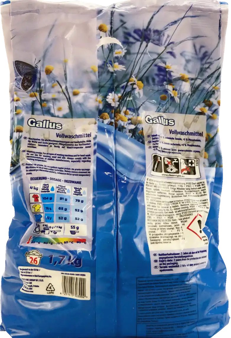 Стиральный порошок Gallus концентрат Универсальный 1.7 кг