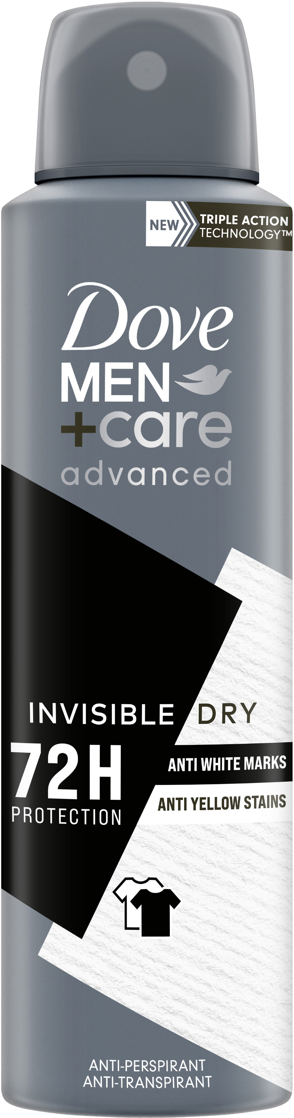 Антиперспірант-спрей Dove Men+Care Невидима сухість 150 мл