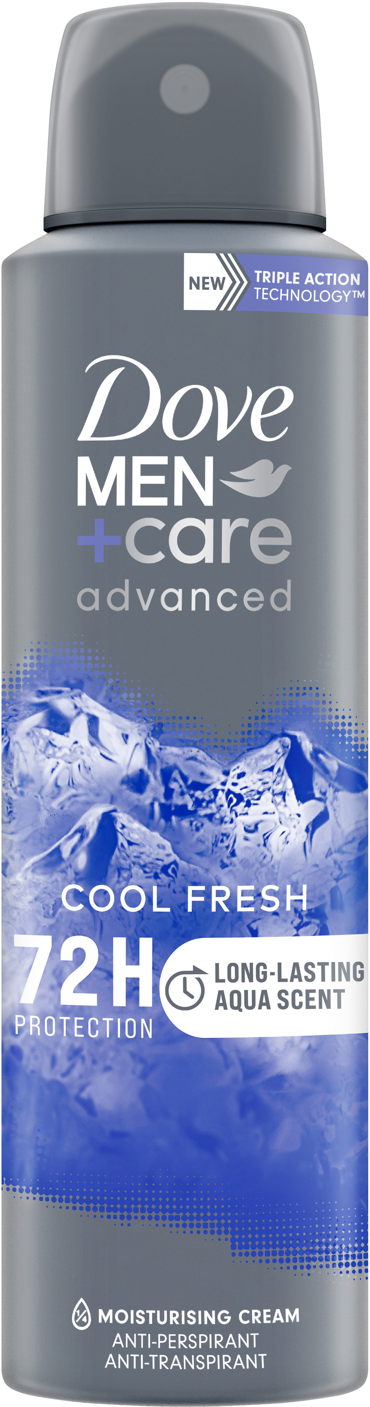 Антиперспірант-спрей Dove Men+Care Прохолодна свіжість 150 мл фото 1