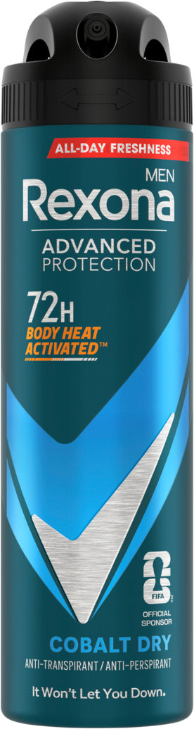 Антиперспірант-спрей REXONA MEN кобальт 72 години, 150 мл 3
