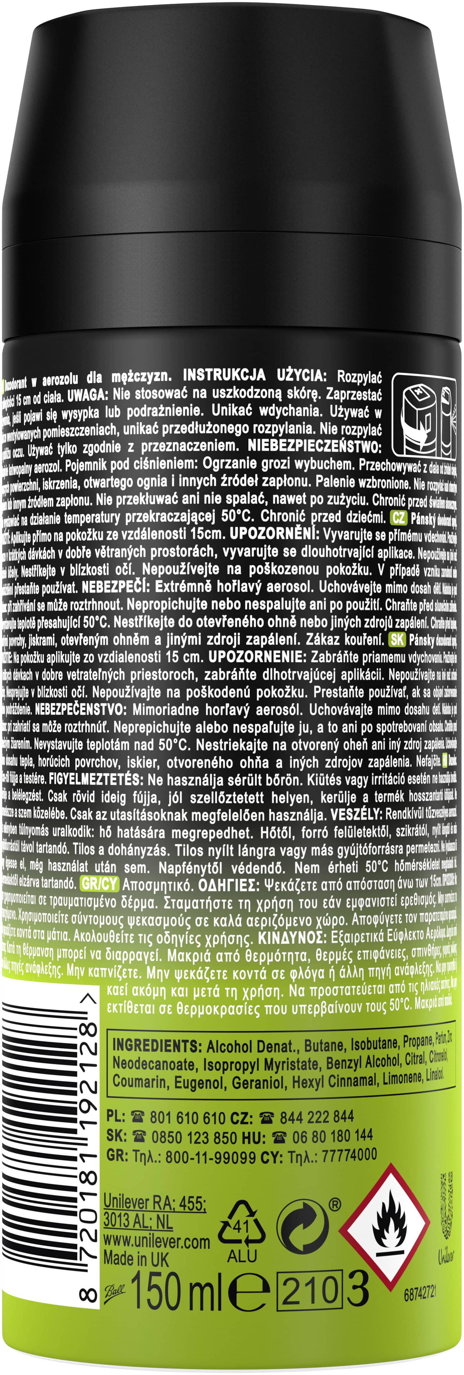Аерозольний-дезодорант AXE Epic Fresh 150 мл