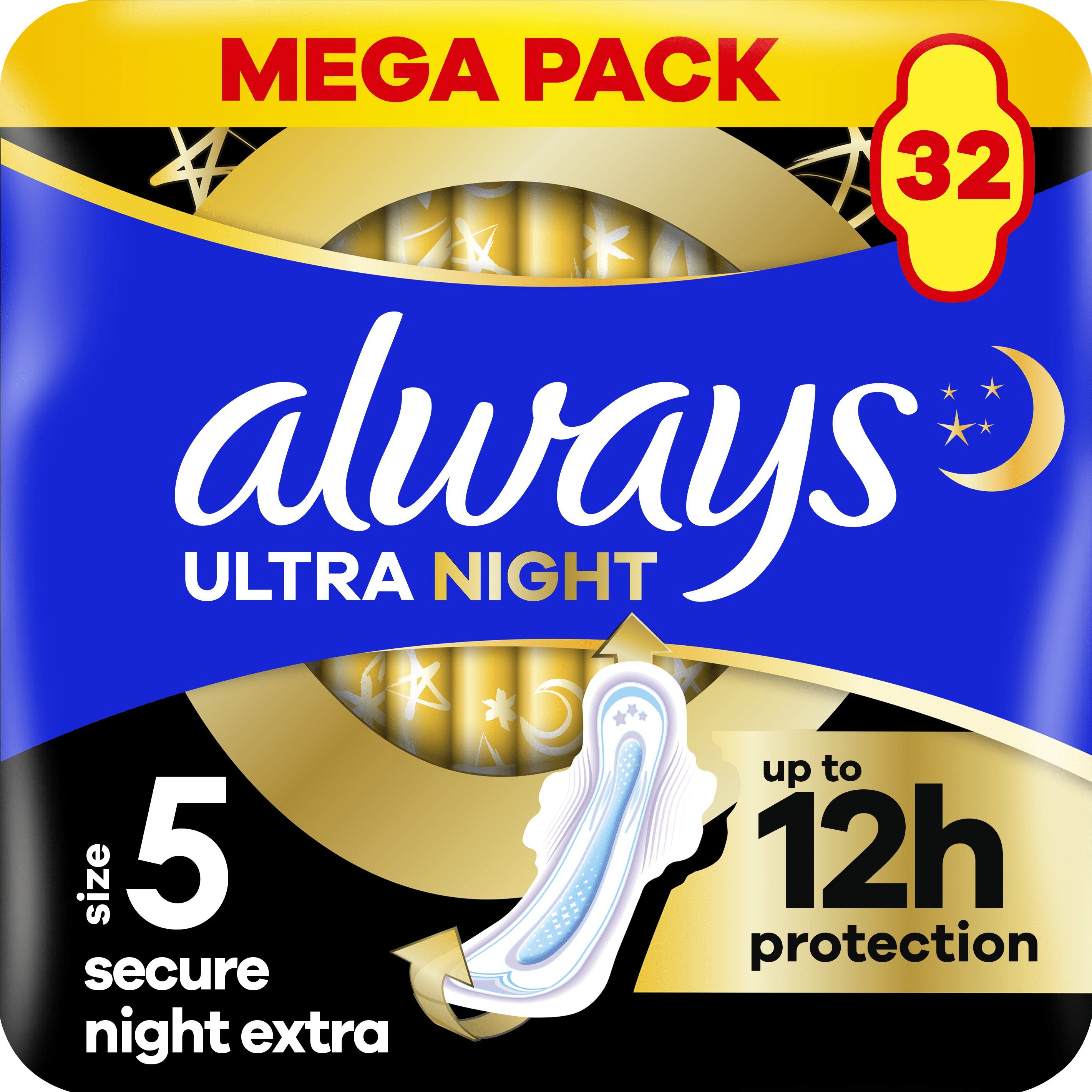 Гигиенические прокладки Always Ultra Secure Night Extra (Размер 5) 32 шт фото 6