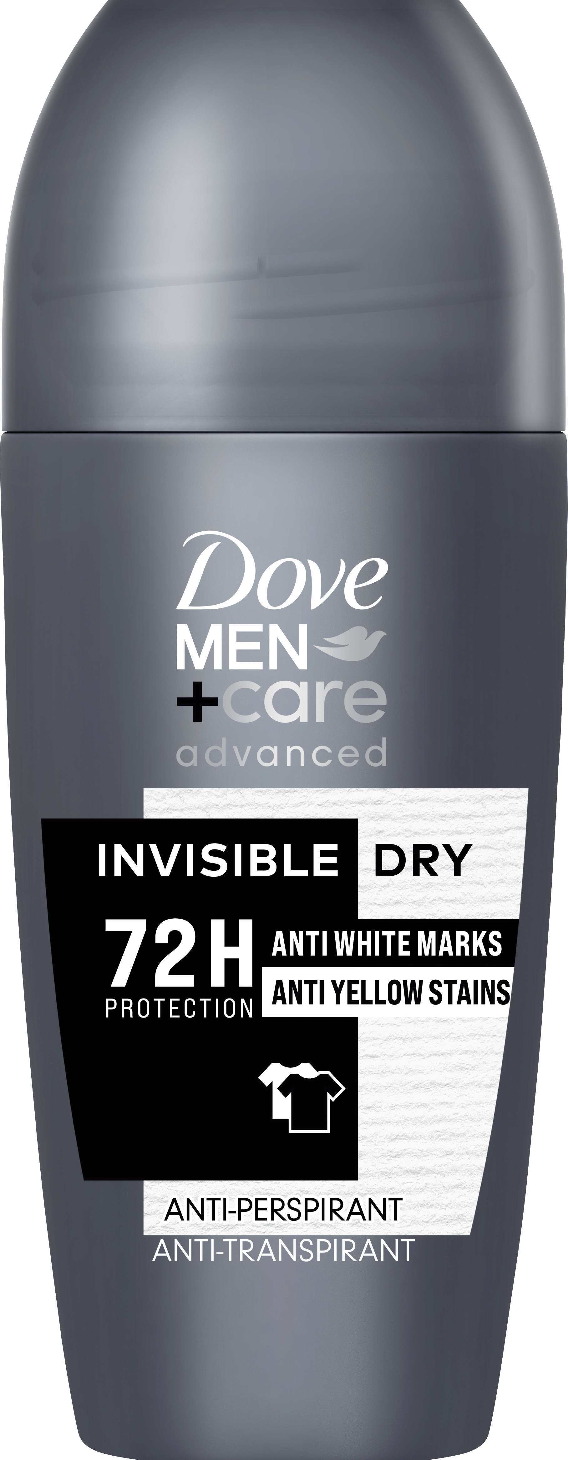 Dove дезодорант рол MEN+CARE Невидима сухість 72 години, 50 мл 1