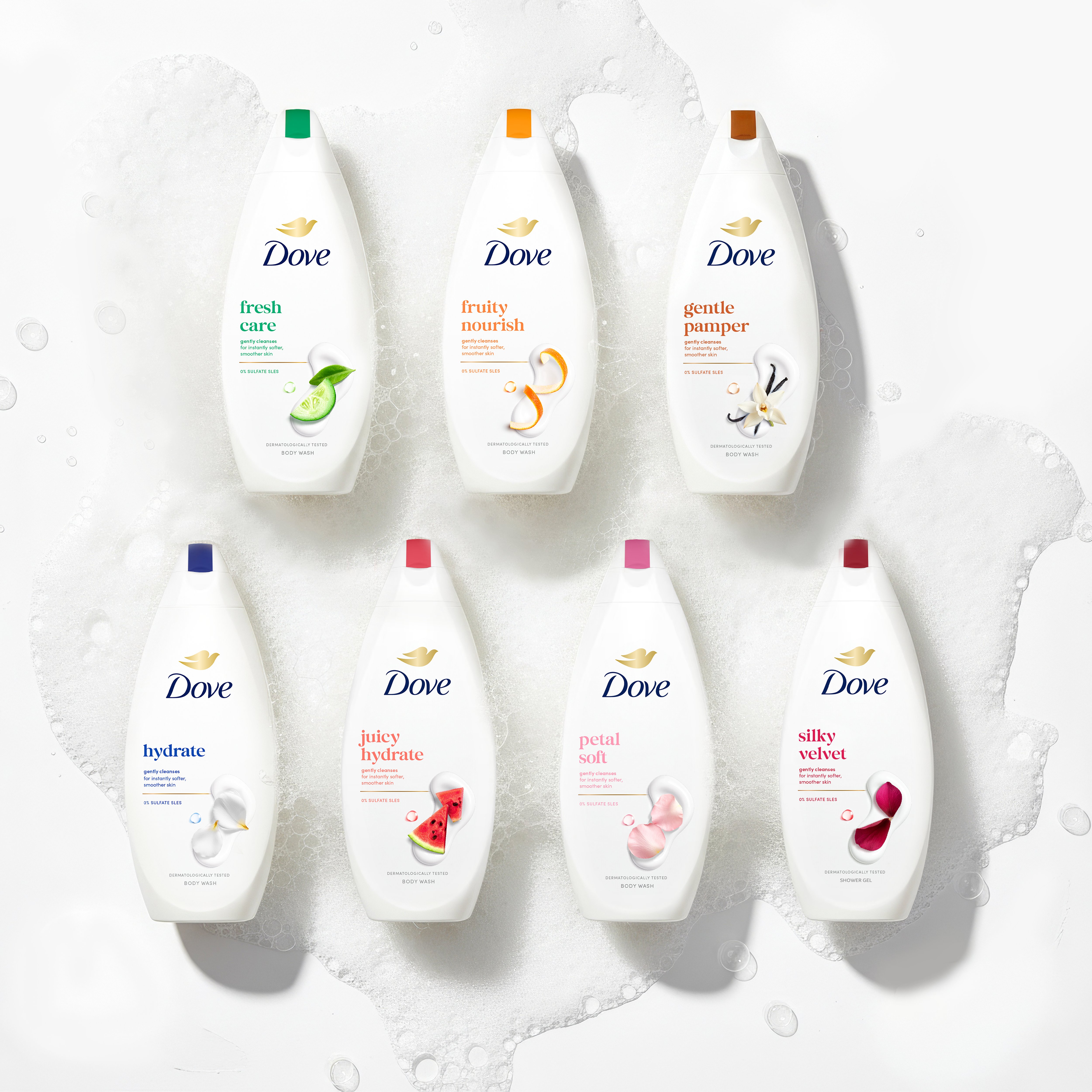 Гель для душа Dove Фруктовое питание 450 мл