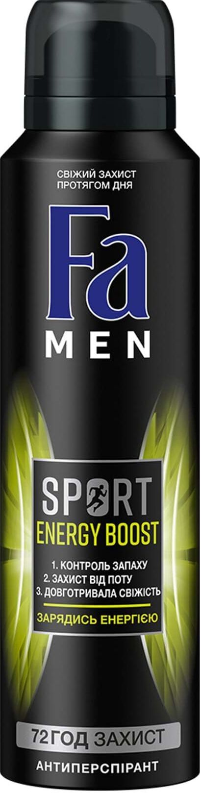 Антиперспирант Fa Men Sport Energy Boost Спрей мужской 150 мл