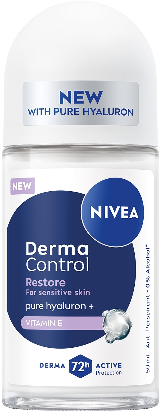Антиперспирант NIVEA Дерма контроль. Восстановление для чувствительной кожи роликовый 50 мл фото 6