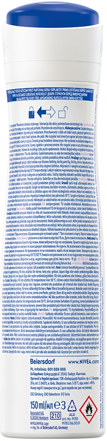 Антиперспирант NIVEA Дерма контроль. Восстановление для чувствительной кожи спрей 150 мл