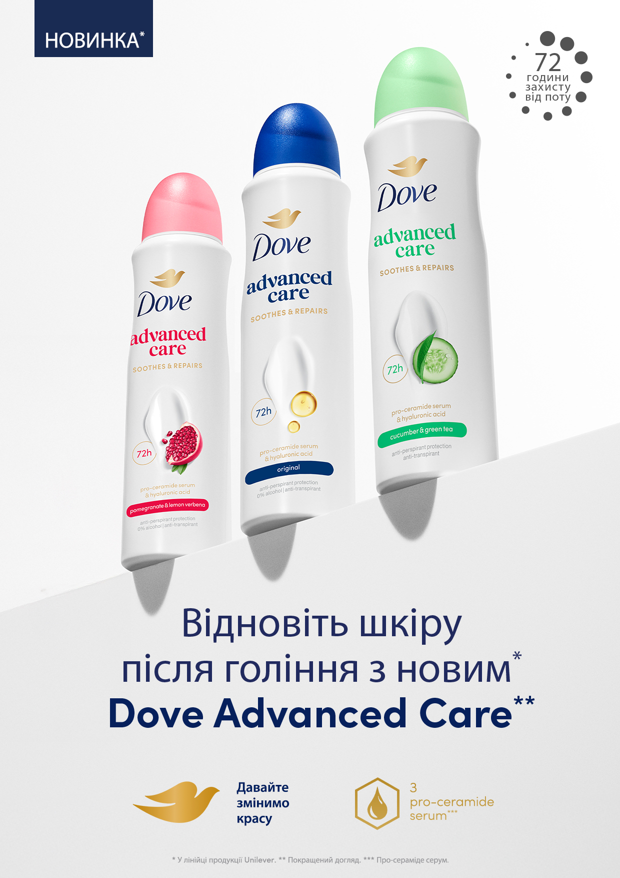 Антиперспірант Аерозоль Dove оригінал 150 мл фото 3