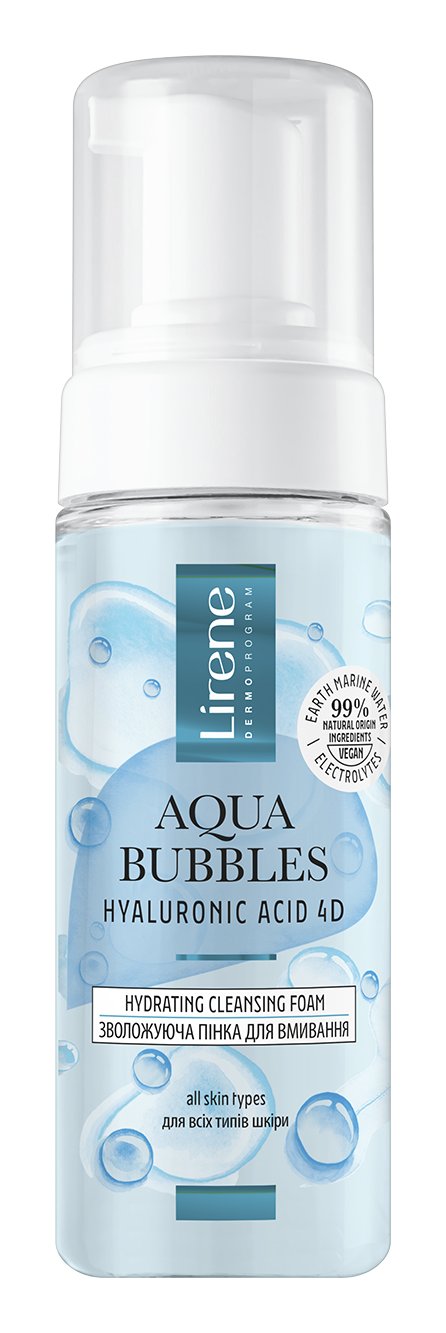 Пенка для умывания Lirene Aqua Bubbles увлажняющая 150 мл