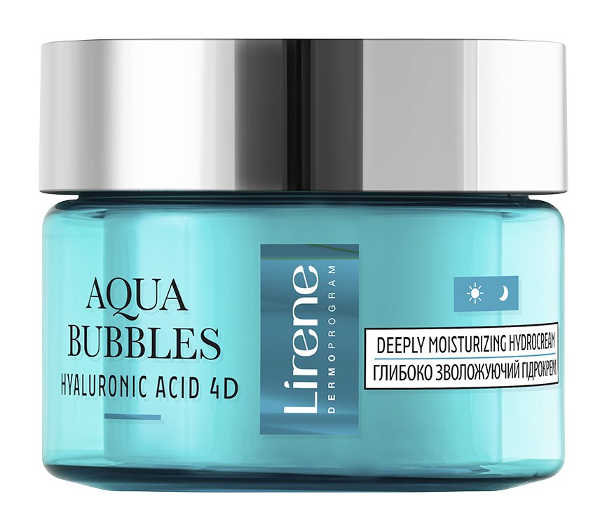 Гидро-крем Lirene для лица увлажняющий Aqua Bubbles 50 мл