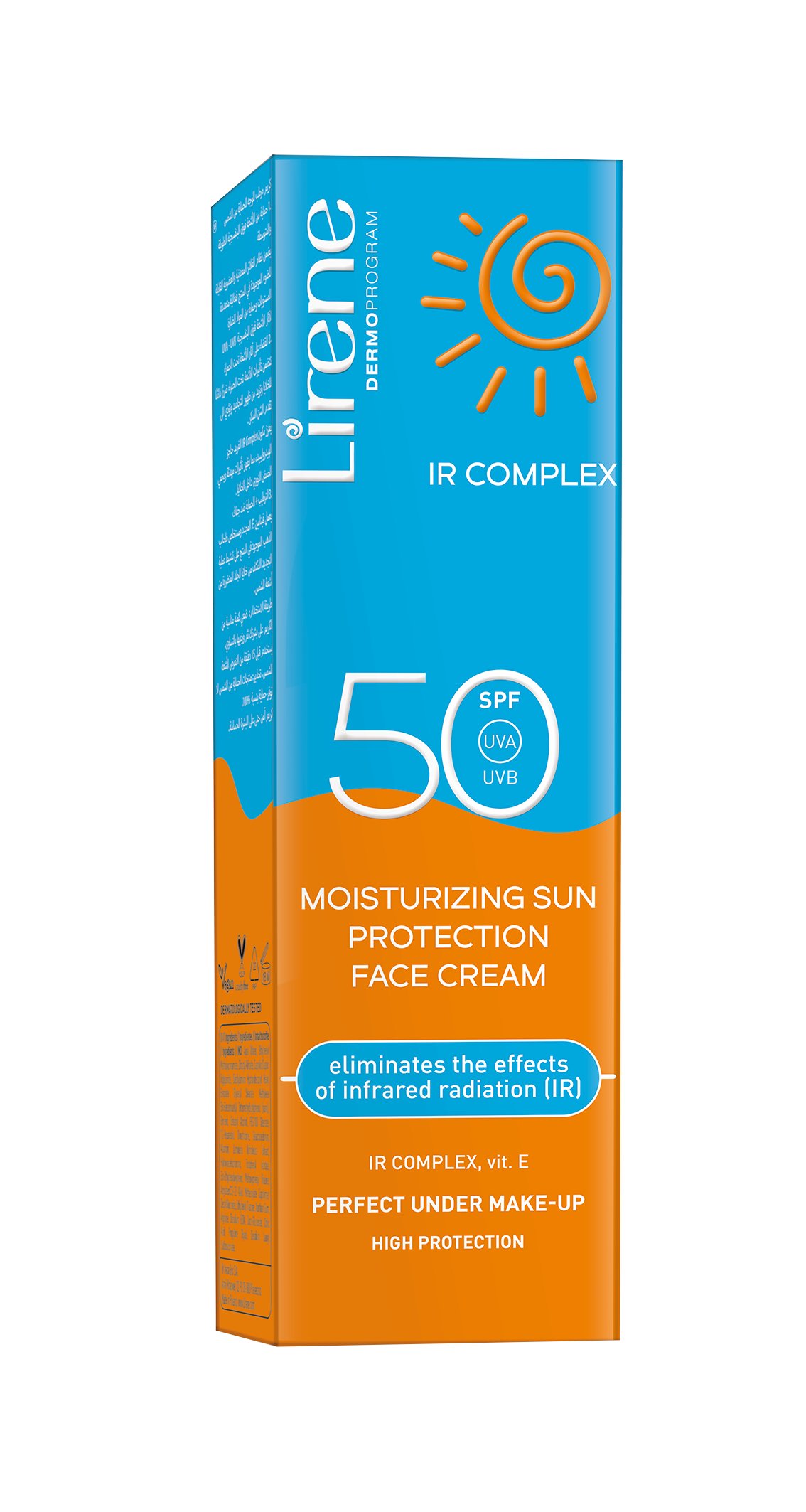 Крем для обличчя Lirene захисний зволожуючий SPF50+, 40 мл 1