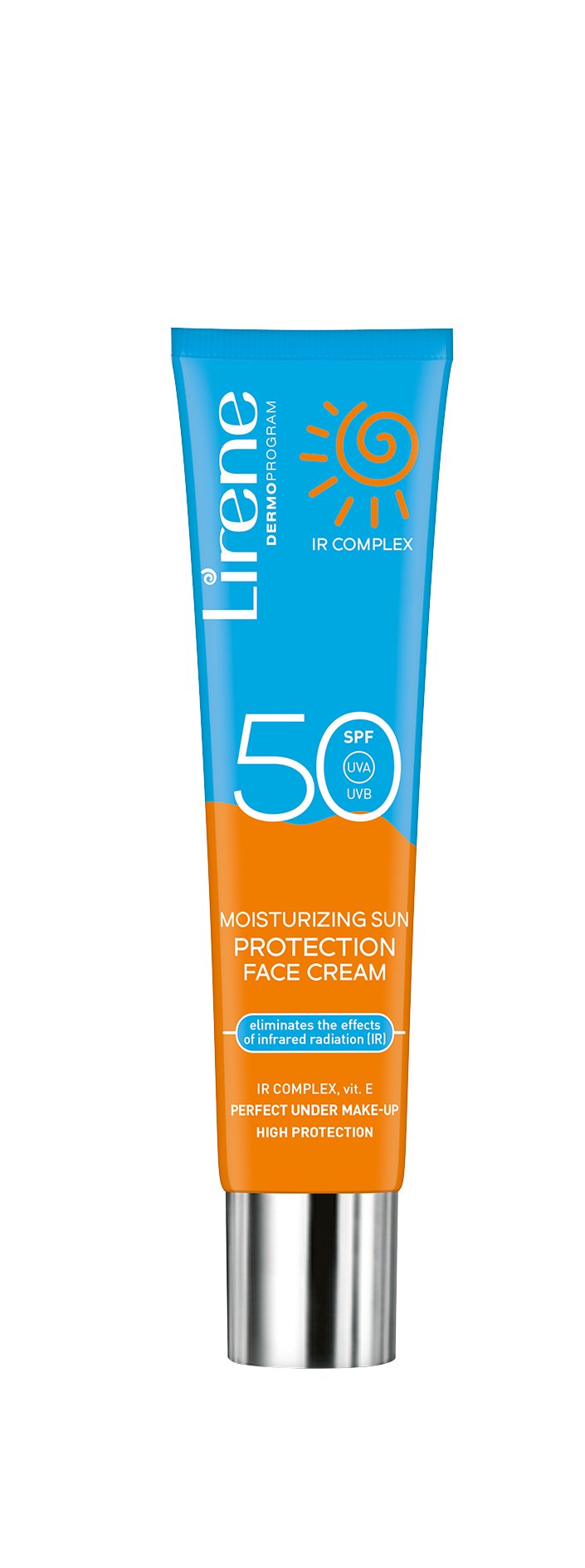 Крем для обличчя Lirene захисний зволожуючий SPF50+, 40 мл