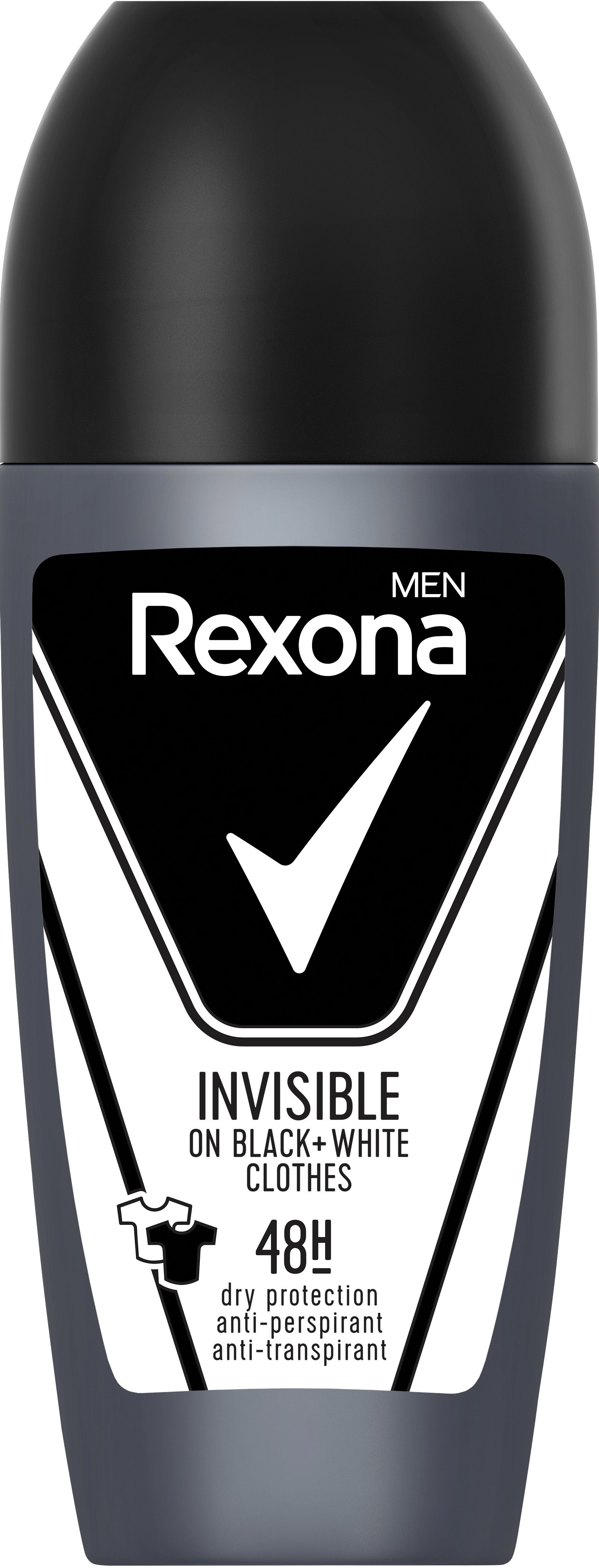 Антиперспірант Кульковий Rexona Men Невидимий На Чорному І Білому Одязі 50мл 1