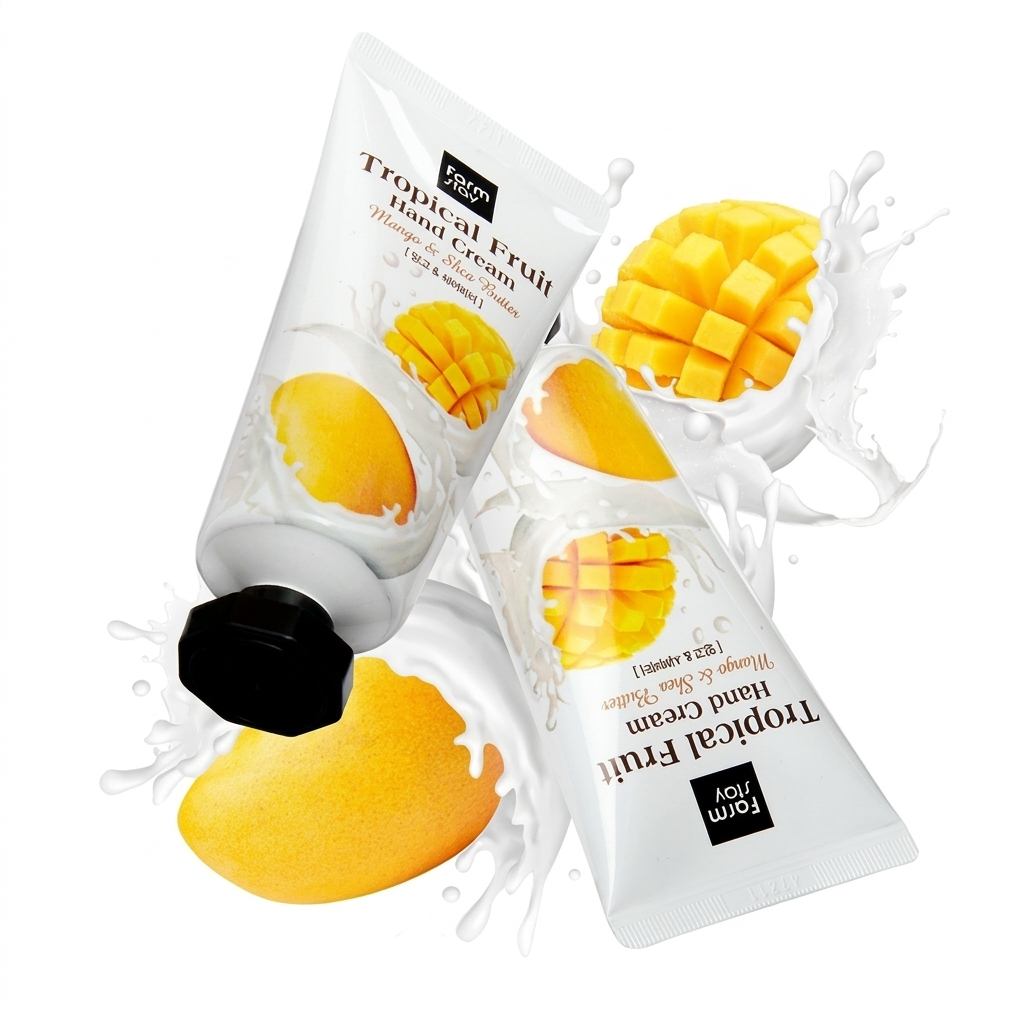 Крем для рук FarmStay Tropical Fruit Hand Cream Mango & Shea Butter з манго й олією ши 50 мл