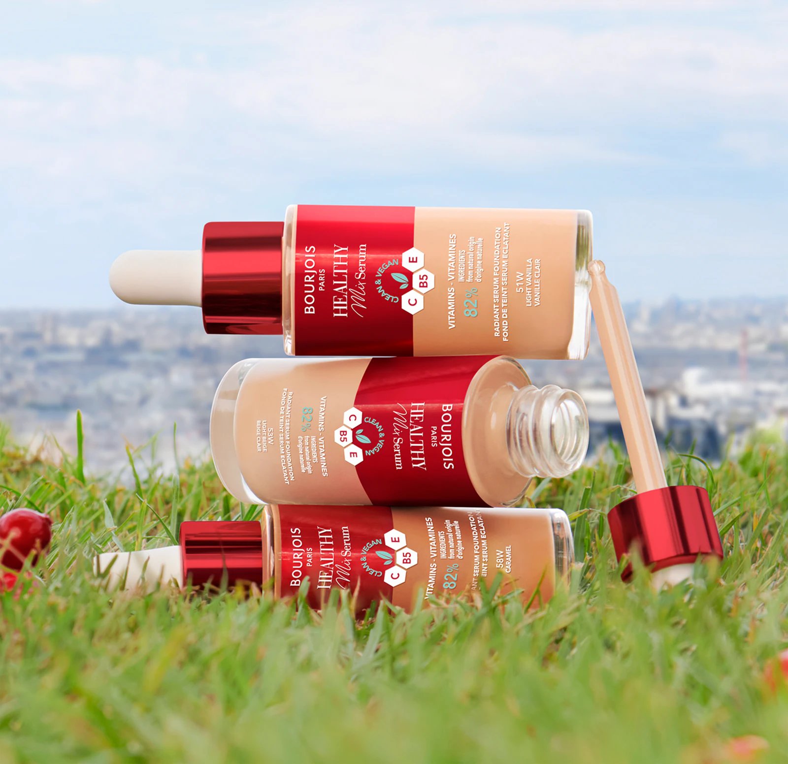 Тональна основа Bourjois HEALTHY MIX SERUM 52, 30 мл фото 2
