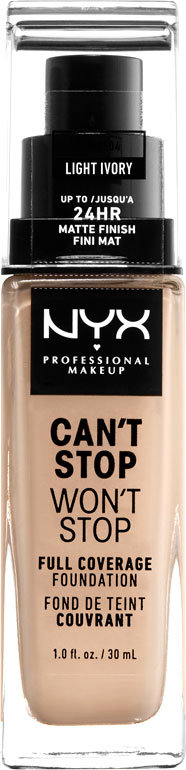 Тональна основа NYX Professional Makeup Can't Stop Won't Stop 04 Light Ivory 30 мл