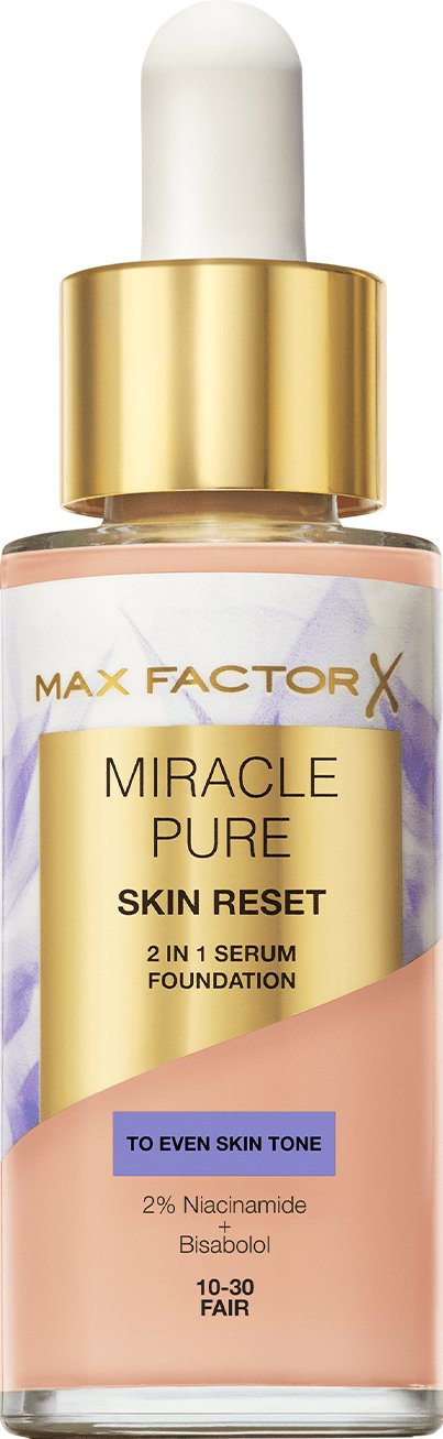 Основа тональна MAX FACTOR MIRACLE PURE SERUM FOUNDATION 10-30 Fair, 30 мл 4