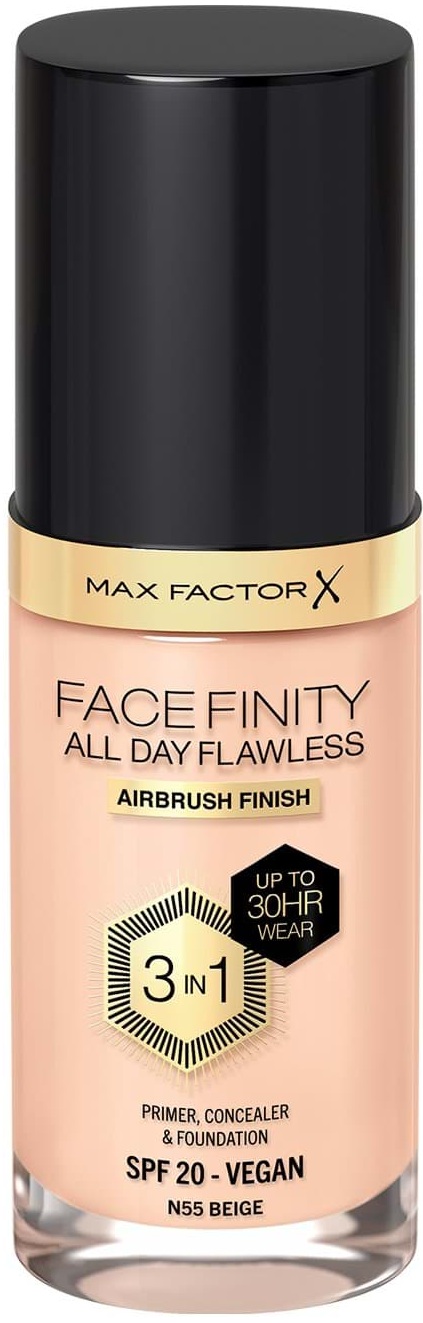 Тональный крем для лица Max Factor Face Finity All Day Flawless 3 в 1, № 55, 30 мл фото 3