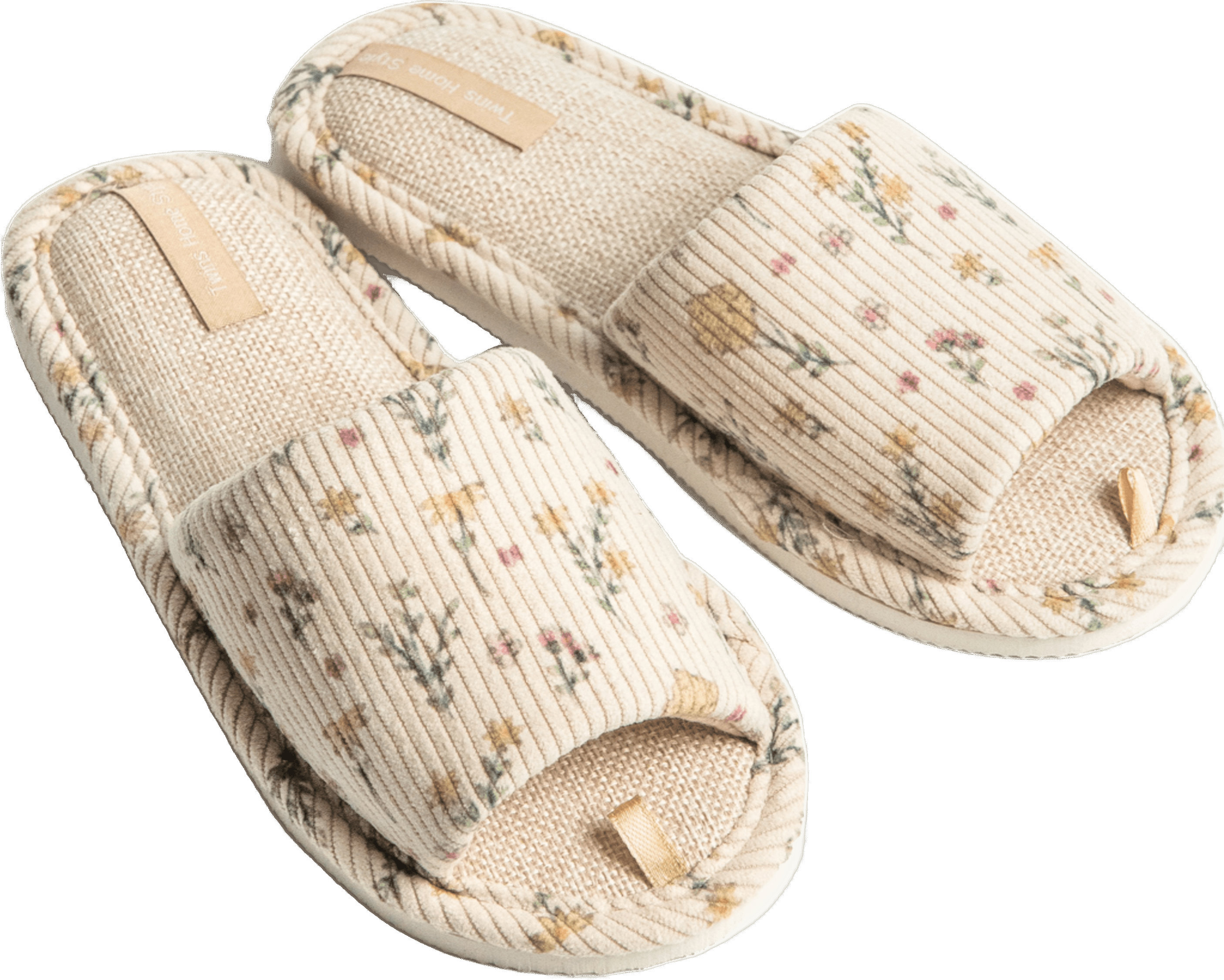 Twins Капці домашні жіночі HS-VL вельвет Provence beige р.40 (л) 2